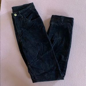 Brandy Melville Navy Blue Corduroy Pants
